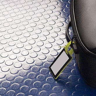 Non Slip Rubber Floor Matting Heavy Duty Dot Stud Penny Pattern