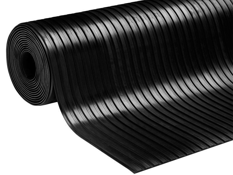 Broad Ribbed Rubber Matting Rolls C