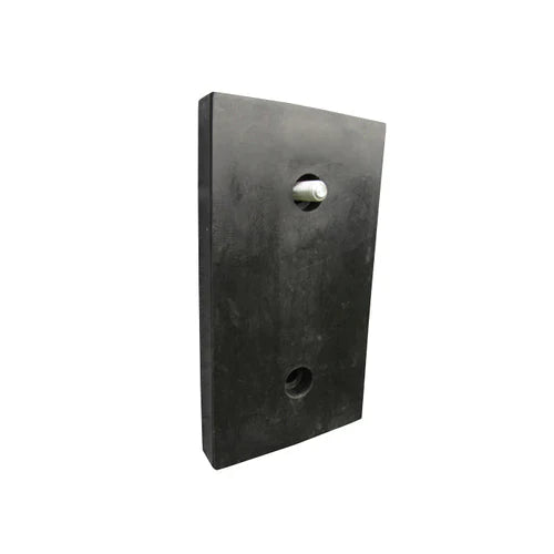 Standard Rubber Dock Bumper 450x250x100mm Heavy-Duty Protection Includes Fixings Durable & Cost-Effective Ideal for HGVs