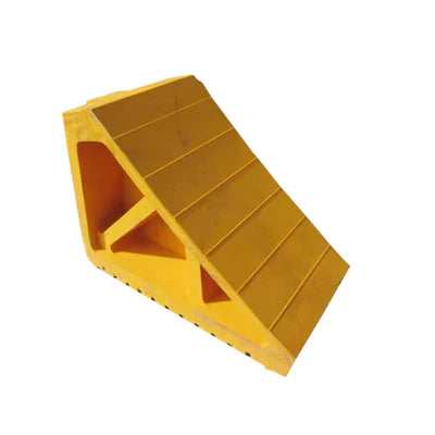 Yellow LGV Wheel Chock - 270 x 120 x 185mm