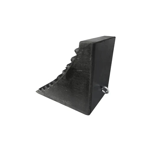 Hollow Rubber HGV Wheel Chock - 230 x 160 x 205mm