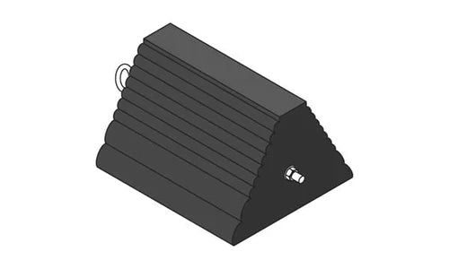 Pyramid Shape Heavy Duty Wheel Chock - 235 x 200 x 150mm