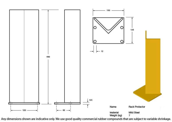 Warehouse Steel Racking Protector