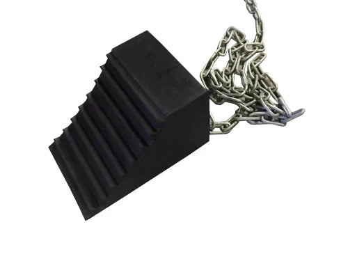 Heavy Duty Rubber Wheel Chock - 235 x 160 x 140mm