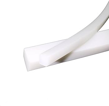 Silicone Rubber Rectangular Section - 60° Shore A -40°C to +200°C (+230°C Intermittent) FDA & EC Compliant, Food Safe Custom Sizes & Colours Available