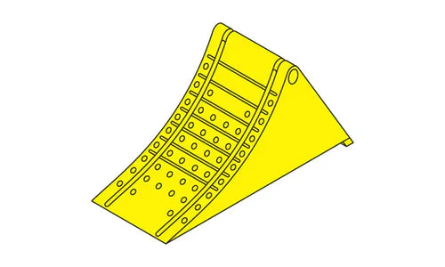 Plastic HGV Wheel Chock K - 460 x 200 x 220mm
