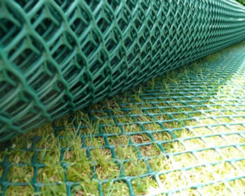 2m x 30m Strong Grass Turf Protection Reinforcement Mesh Mat Car Park Lawn A - Rubber Co