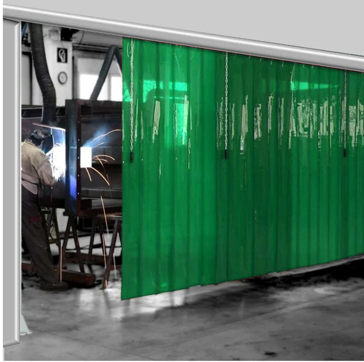 Welding Curtains Dark Green (Hook-on)