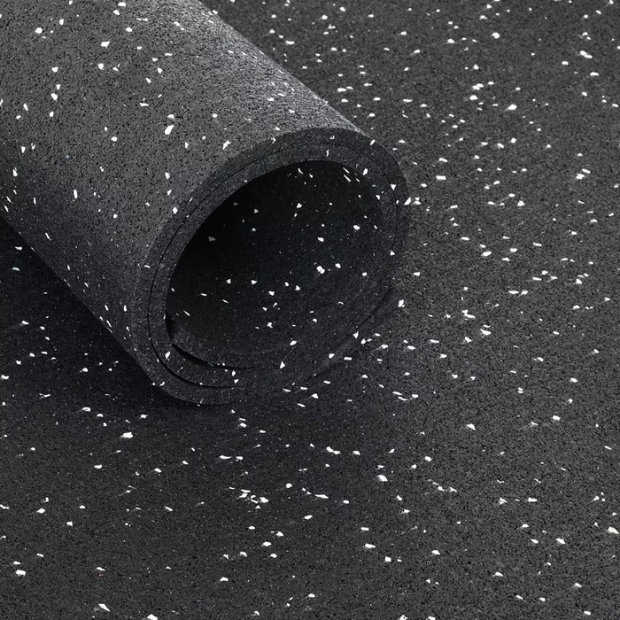 Non-Slip Commercial Gym Rubber Flooring Cut Length - 10mm Thick