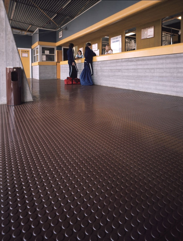 Round Dot Rubber Kennel Flooring