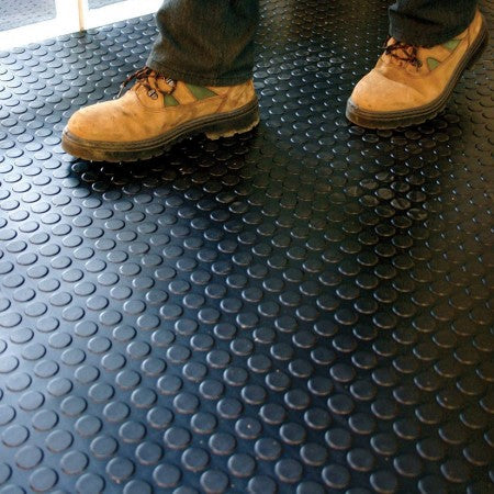 Round Dot Rubber Kennel Flooring