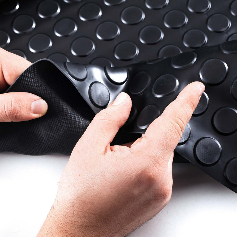 Anti-Fatigue Round Dot Rubber Kennel Flooring with Attractive Pattern