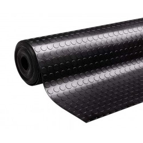 Non Slip Rubber Flooring Rolls Studded Dot Penny Pattern Heavy Duty Rolls Cut Lengths - Rubber Co