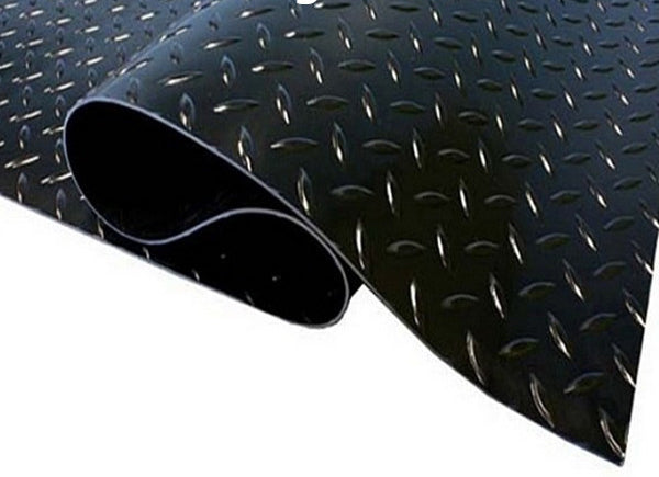 Diamond Tread Garage Flooring - Rubber Co