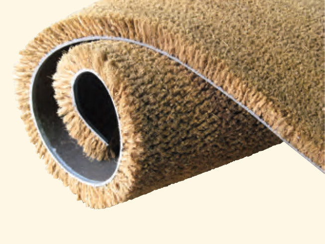 Heavy Duty Coir Doormat Plain Natural 