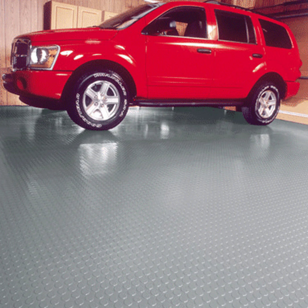 Anti-Fatigue Round Dot Heavy Duty Nitrile Rubber Garage Flooring No Adhesives Required