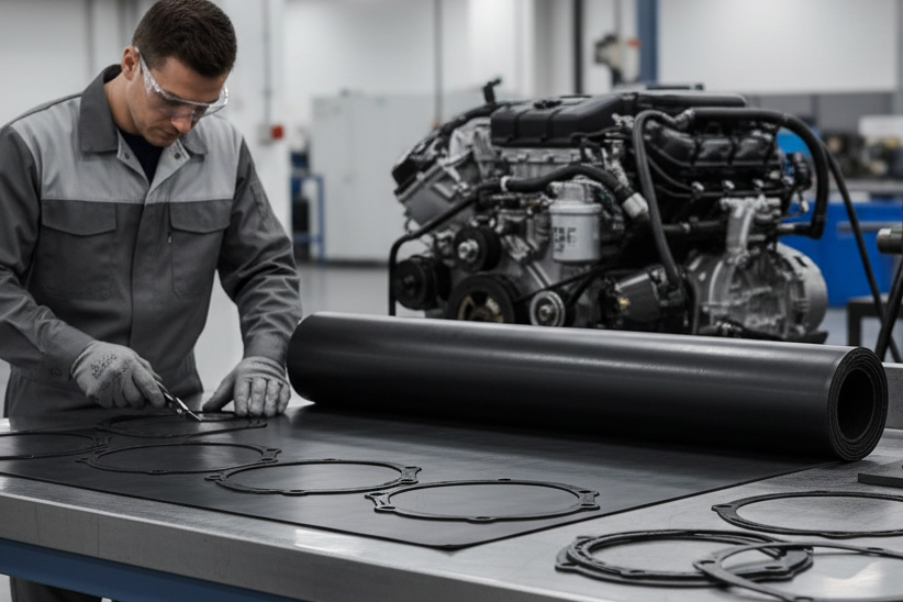 Neoprene Rubber Sheet - Industrial Automotive Application