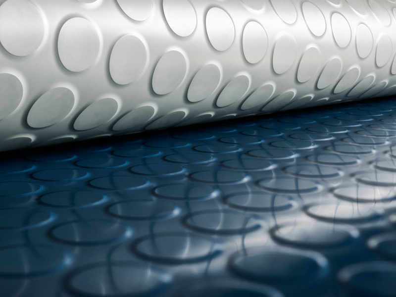 Anti-Fatigue Round Dot Rubber Kennel Flooring with Attractive Pattern