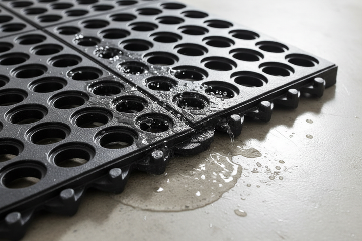 Rubber Link Mats - Interlocking Detail Hero