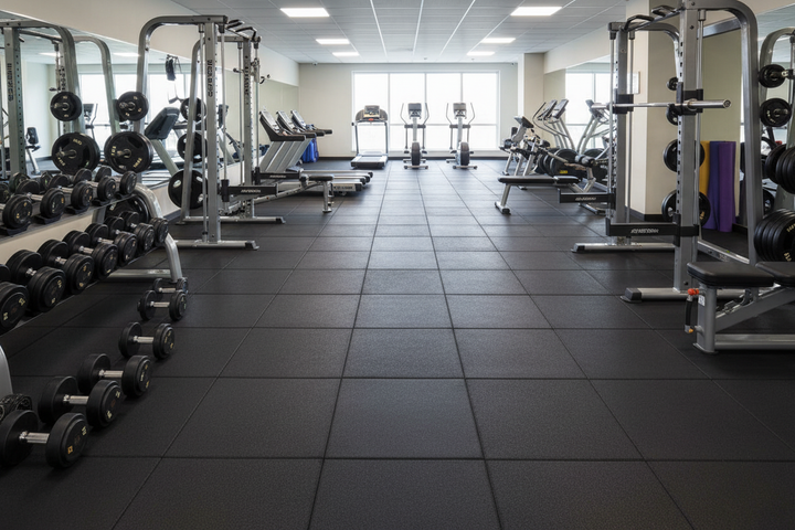 Sound Deadening Acoustic Tiles - Gym Fitness Facility Hero