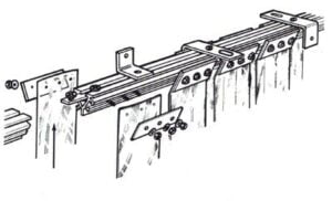Aluminium Twin Track Curtain Rails